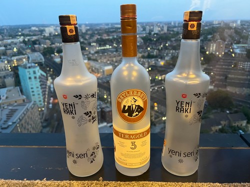 Leere türkische raki - leere,