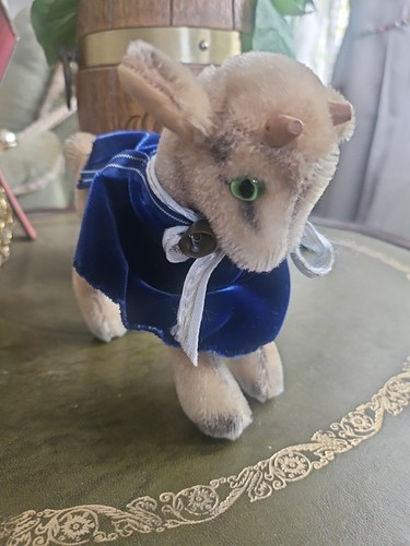 Steiff ziege zicky vintage mit - ziege,