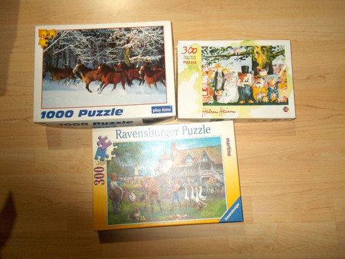 Helme heine puzzle konvolut - helme,