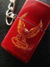 Zippo Mini Schlüsselanhänger Adler American Legend Rarität Metall Selten