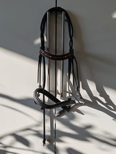 Zaumzeug, Trense, schwarz, VB