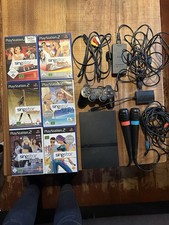 PlayStation 2 PS2 Konsole Singstar 6 Spiele 2 Mikros 1 Controller