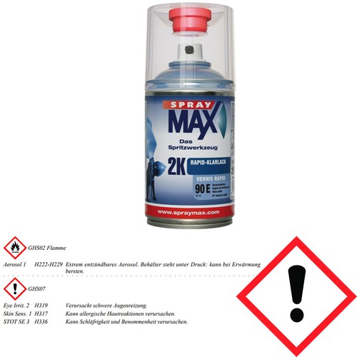 Spray rapid klarlack - spray, 2k