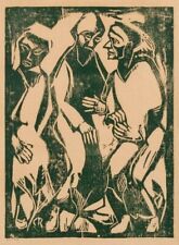 Christian Rohlfs - Beratung - Holzschnitt 1913