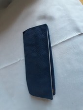 Schmuckrolle - Velours - dkl-blau - einzelne Fächer