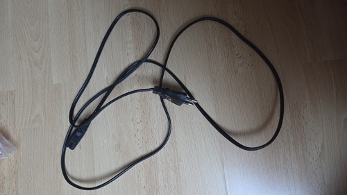 Netz stromkabel schwarz - 1,5m,