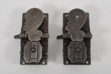 C25G61- 2x kleines Barock Türschloss Eisen geschmiedet 18.Jh