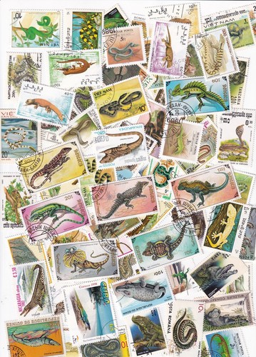 100 verschiedene briefmarken - verschiedene,