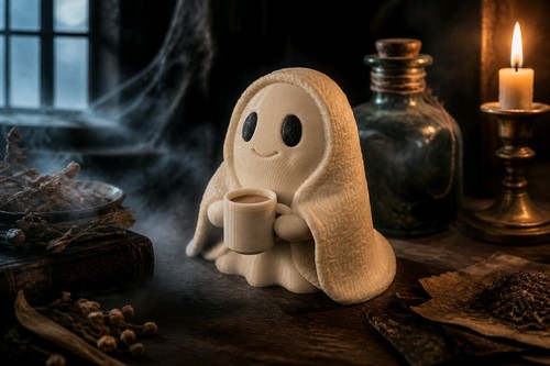 Geist trinkt kaffee figur - geist,