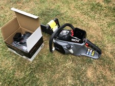 Powerworks Akku Kettensäge Mit Ladegerät 80 V Ohne Akku