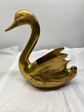 MESSING SCHWAN PFLANZTOPF