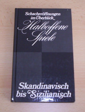 Schach Buch Halboffene Spiele Skandinavisch bis Sizilianisch, Gufeld