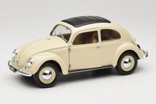 18040W Volkswagen Beetle Type 1 Classic White Welly 1:18