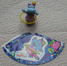 Happy Hippos im Fitnessfieber Susi Sonnenschein + Hütchen Aufkleber 1990 
