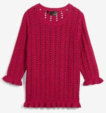 Ajour Pullover mit