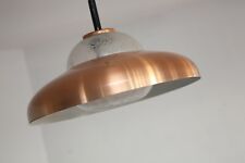 Glaslampe Kupfer Doria  Lamp Lampe 70er 60er  Panton Ära