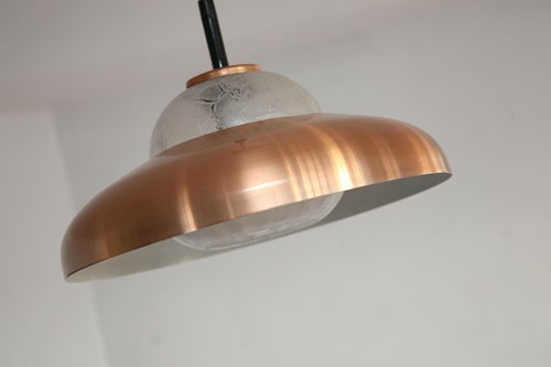 Glaslampe kupfer doria - glaslampe,