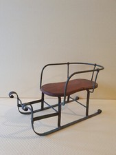 Wunderschöner Puppenschlitten Puppen Schlitten Biedermeier Doll antik antique