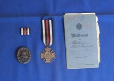 Wehrpaß-+ Orden von einem Bayerischen Soldaten 1. W.K.,original