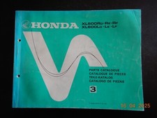 XL600 R L  Reparaturanleitung Teilekatalog  Honda -Teile  1984  Parts-List
