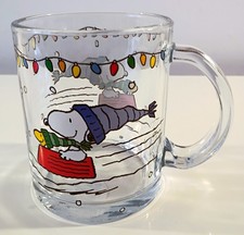 Snoopy peanuts glas - snoopy,