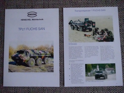 Henschel tpz1 fuchs san panzer - henschel,