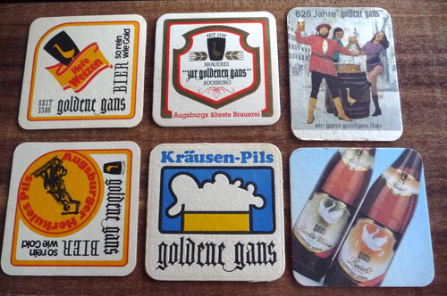 Bierdeckel augsburg - bierdeckel,