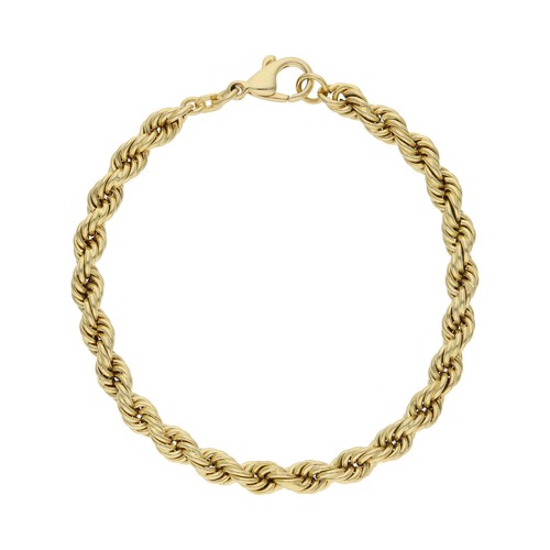 Armband gold 585 kordelkette - gold,