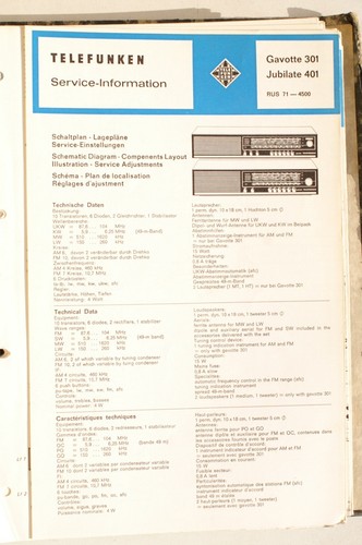 Service plan für telefunken - service,