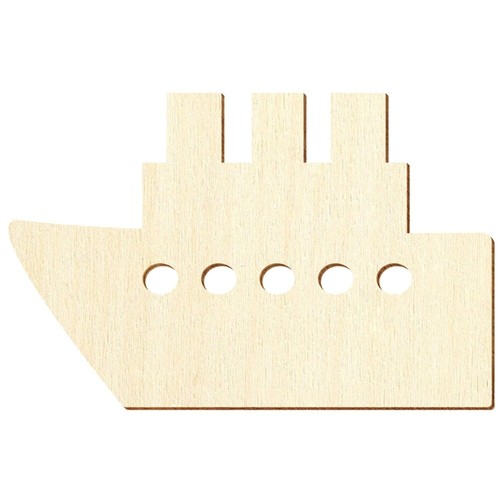 Holz dampfer deko - holz, basteln