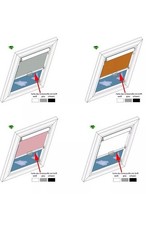 Dachfenster Rollo Verdunklung Hitzeschutz Bras Atelier beige