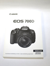 Canon EOS 700D Bedienungsanleitung Niederländisch, Instructie Handleiding