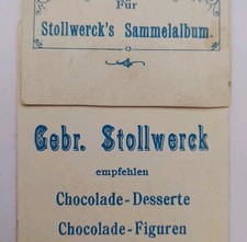 Sammelbilder Nr.1,6 Der Serie6 Stollwerck ,Köln       Schokoladenfabrik 