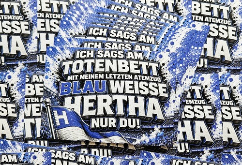 Hertha bsc aufkleber kleber - bsc,