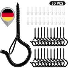 50 Stück Schwarz Haken zum