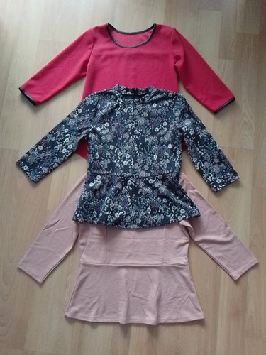 3tlg set bluse oberteil - bluse, top