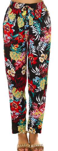 Damen sommer hose mit taschen - sommer,