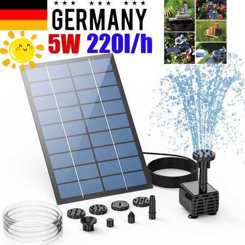 Solarpumpe springbrunnen - 5w,