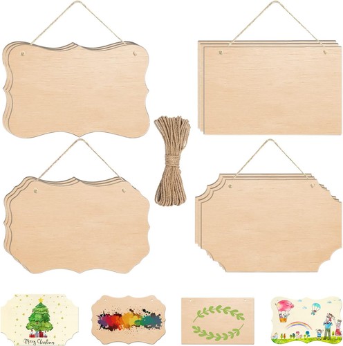 Unfertiges holzschild 12stk - unfertiges,
