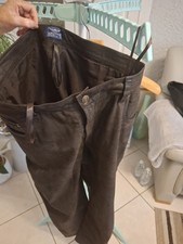 Büffel Nubuk Echtes Leder Herrenhose Gr.56