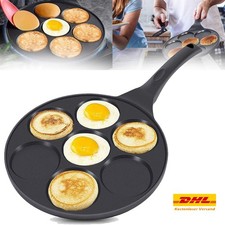 Pfannkuchen Pfanne, 7-Loch-Formen, 27 cm Pancake Pfanne Spiegelei Eierpfanne