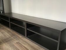 TV Schrank Besta schwarzbraun inkl. Regale, B180cmxH32cmxT39 cm, Zustand wie neu