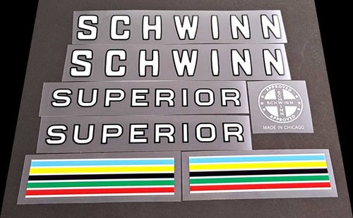 Schwinn superior aufkleber - superior, set