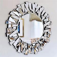 Barock Wandspiegel φ79cm Deko Bad Hänge Spiegel Flurspiegel Antik Schminkspiegel