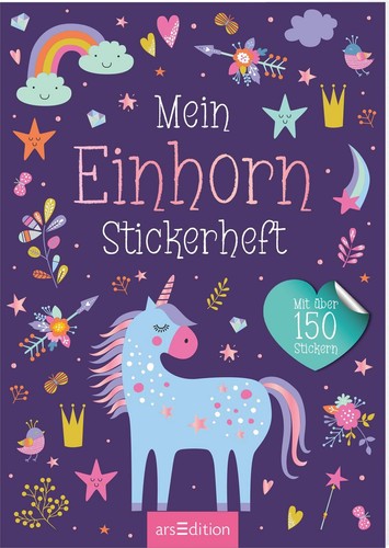 Mein einhorn stickerheft - mein, mit