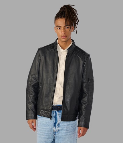Echt leder jacke handarbeit - echt,