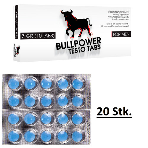 Bull power testo tabs 20 - bull,