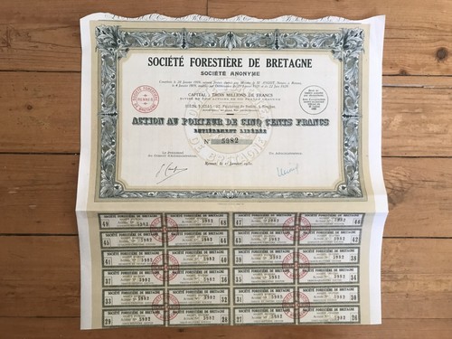 Societe forestiere bretagne - societe, de