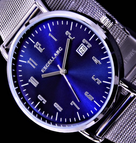Excellanc herren uhr blau - herren,