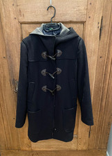 Dufflecoat, Gr. 38, Benetton, dunkelblau, mit Kapuze innen in grau, schön!